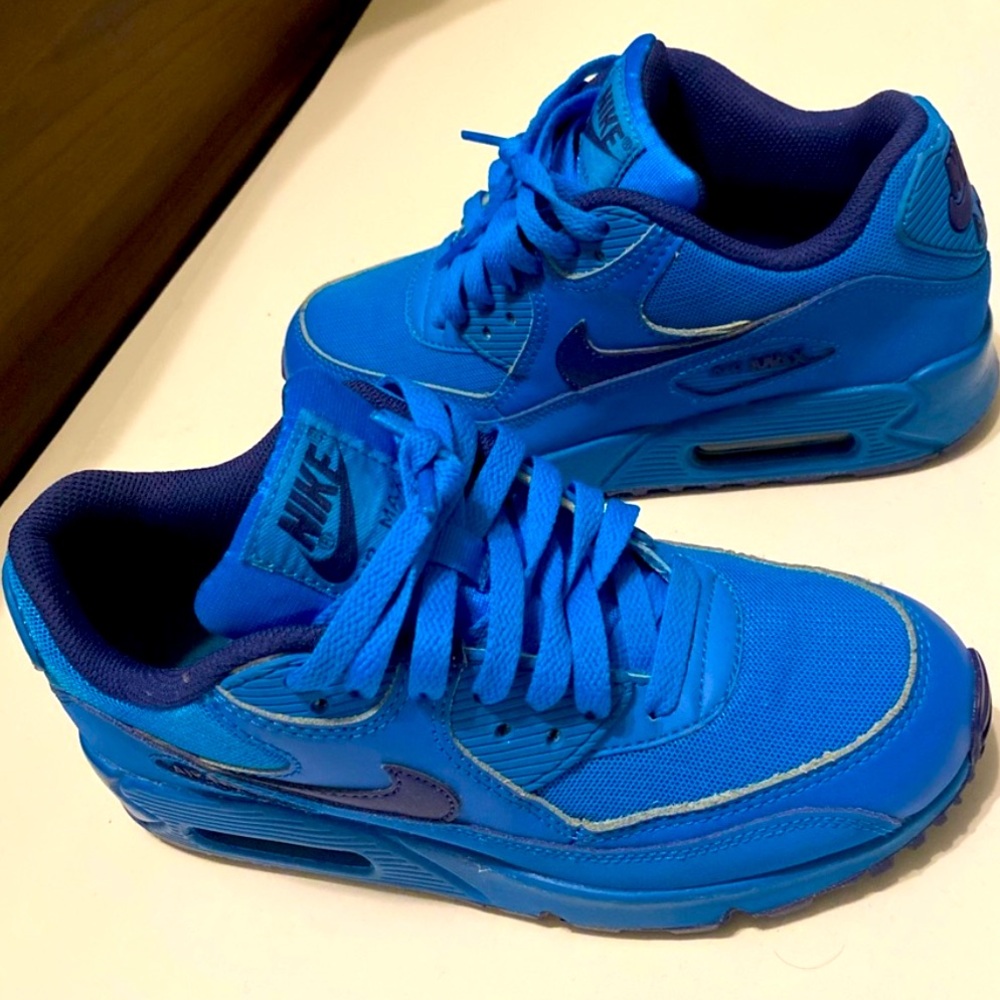 Baby Blue Nike Air Max 90 5Y (GS) Boys Gradeschool